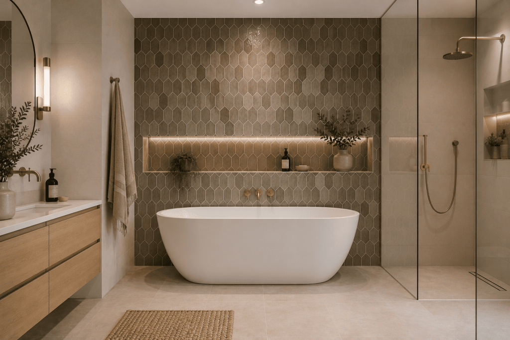 Badezimmer Fliesen Ideen: 10 moderne Designs für stilvolle Bäder 9 Mutig oder minimalistisch
