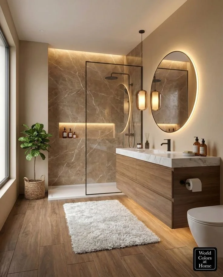 Moderne Badezimmergestaltung: Luxuriöse, elegante Ideen für ein stilvolles Wohnkonzept 2 moderne badezimmergestaltung luxuriose elegante 2026 05 14 223125