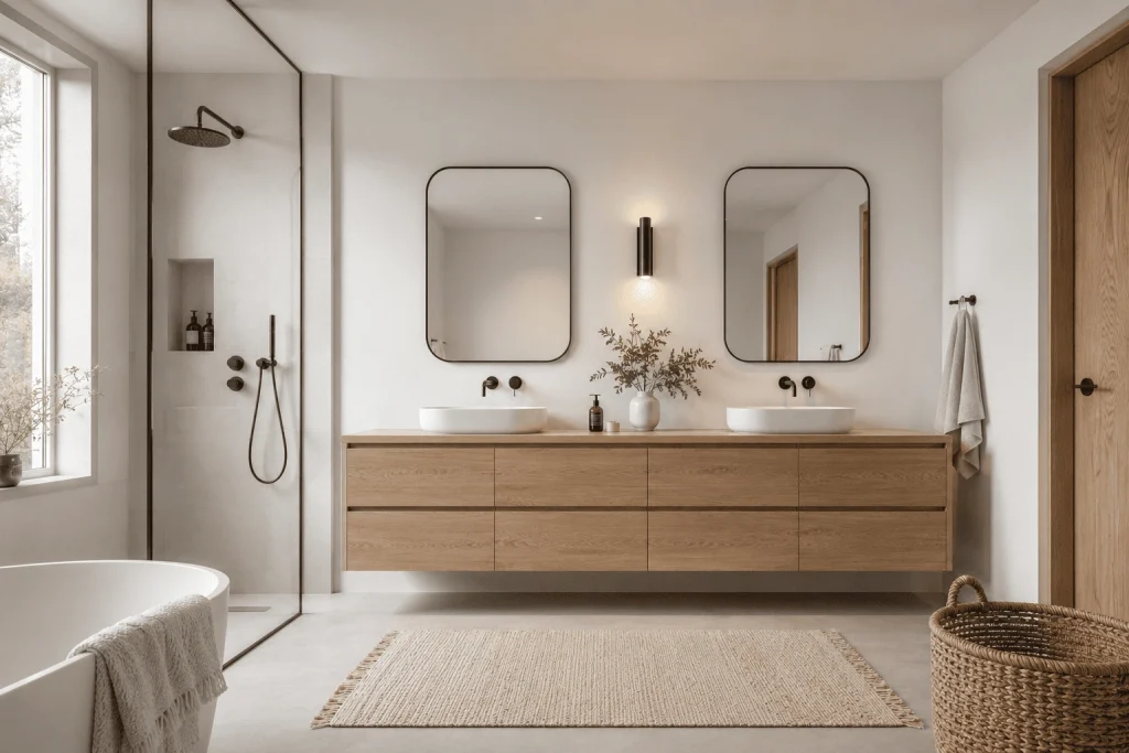 Welche Stile dominieren beim modernen Badezimmer-Dekor