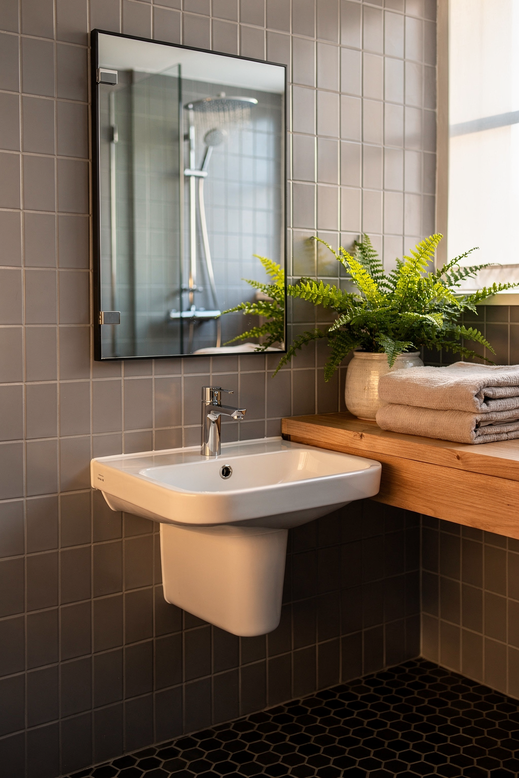 Badezimmer ideen fliesen grau 3 graues fliesenmuster bad ideen 1